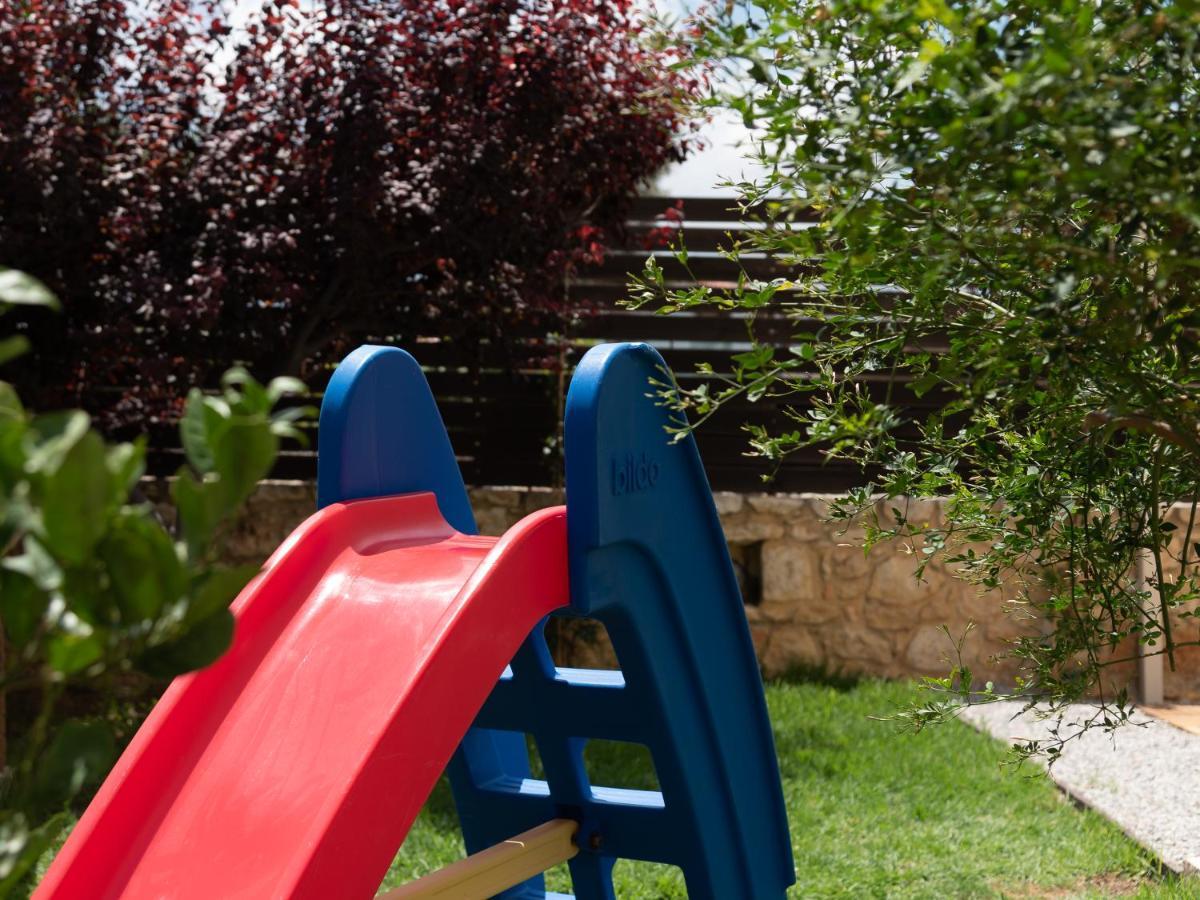 Family Villa Rousa In Rethymno With Pool, Bbq And Kids Area Loutra 외부 사진
