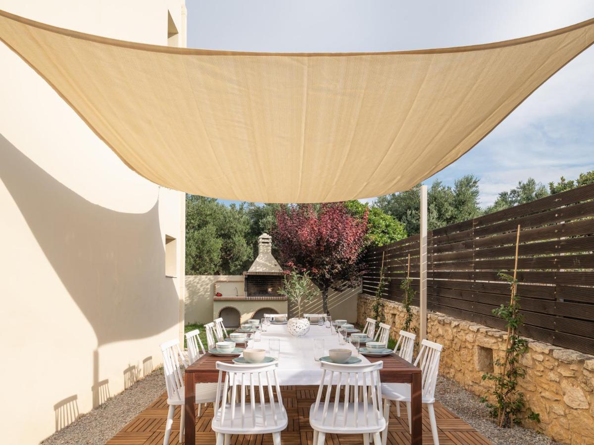 Family Villa Rousa In Rethymno With Pool, Bbq And Kids Area Loutra 외부 사진